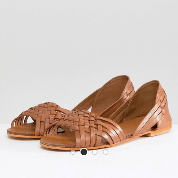 ASOS Shoes - Worn twice ASOS Juna leather flats